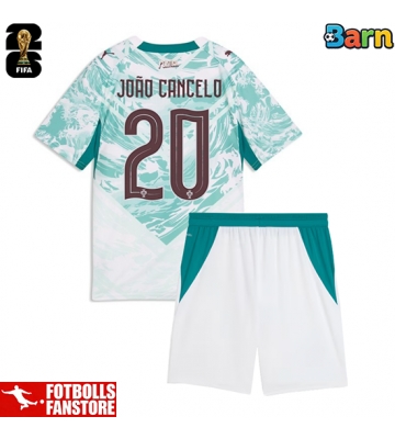Portugal Joao Cancelo #20 Bortatröja Barn VM 2026 Kortärmad (+ Korta byxor)